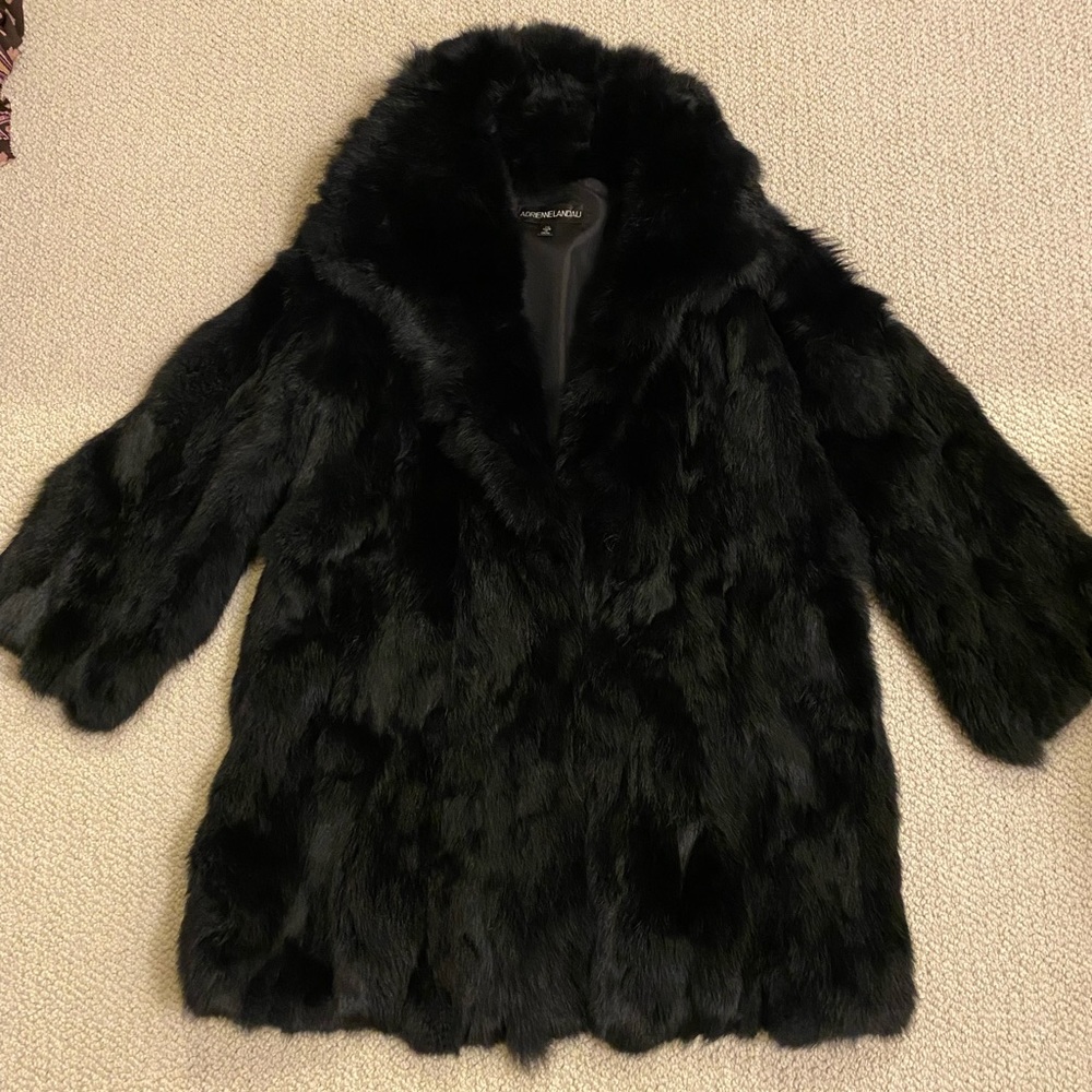 Black Rabbit Comfy Car Coat